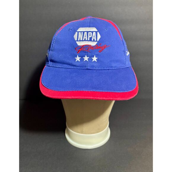 NAPA Racing Hat Blue Red Stars Intrepid Fallen Heroes Fund Adjustable NASCAR Cap - Picture 1 of 6